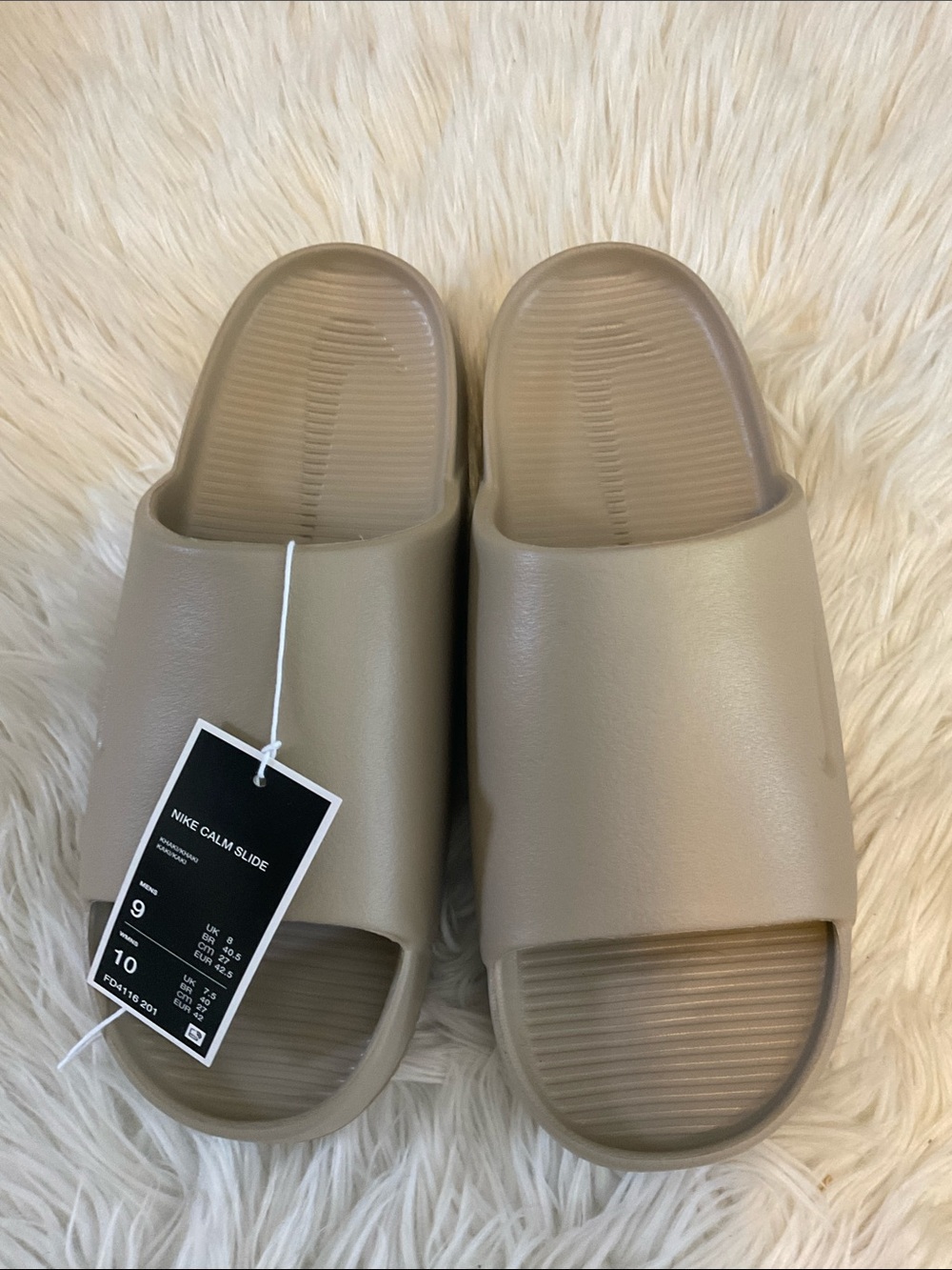Nike Calm Men's Lounge, Vacation, Beach, Poolside Slide Sandals Size 9 NWT